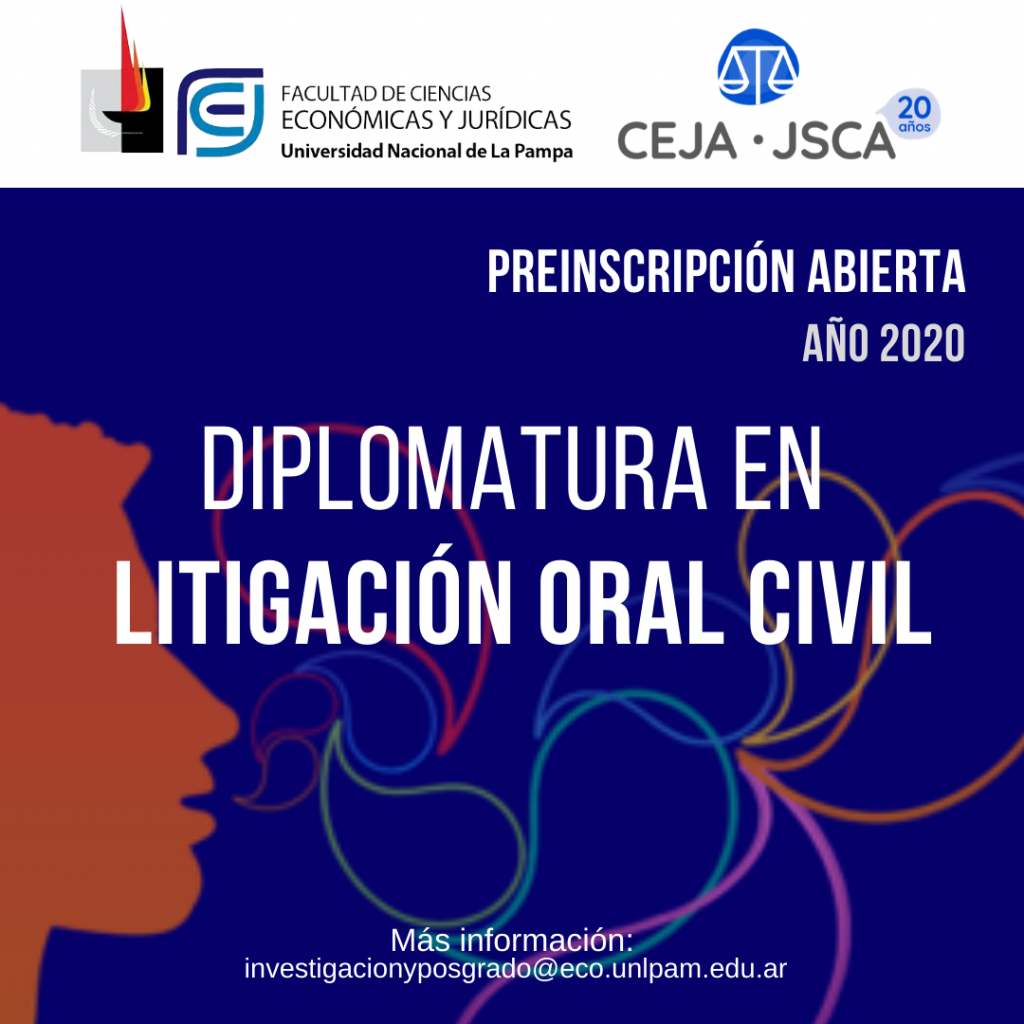 Preinscripción a Diplomatura en Litigación Oral Civil
