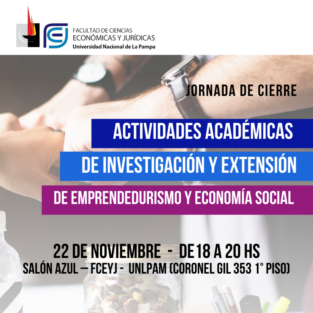 Jornada de cierre de Emprendedurismo y Economía Social