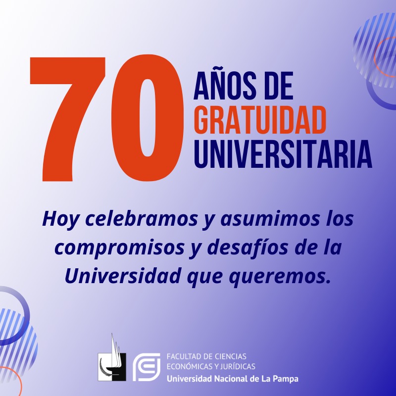 Palabras a 70 años de la gratuidad universitaria