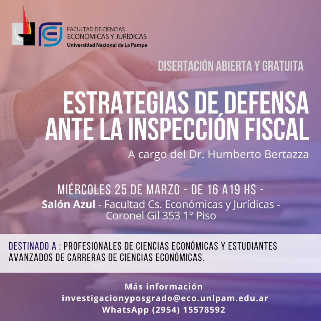 Se llevará a cabo Charla Informativa y Taller sobre Tributación