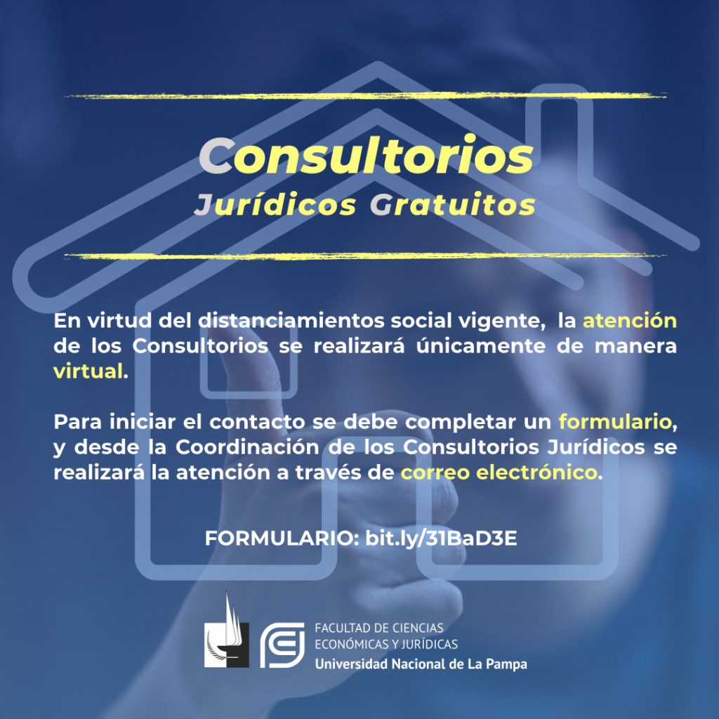 Los Consultorios Jurídicos Gratuitos continúan atendiendo de manera online