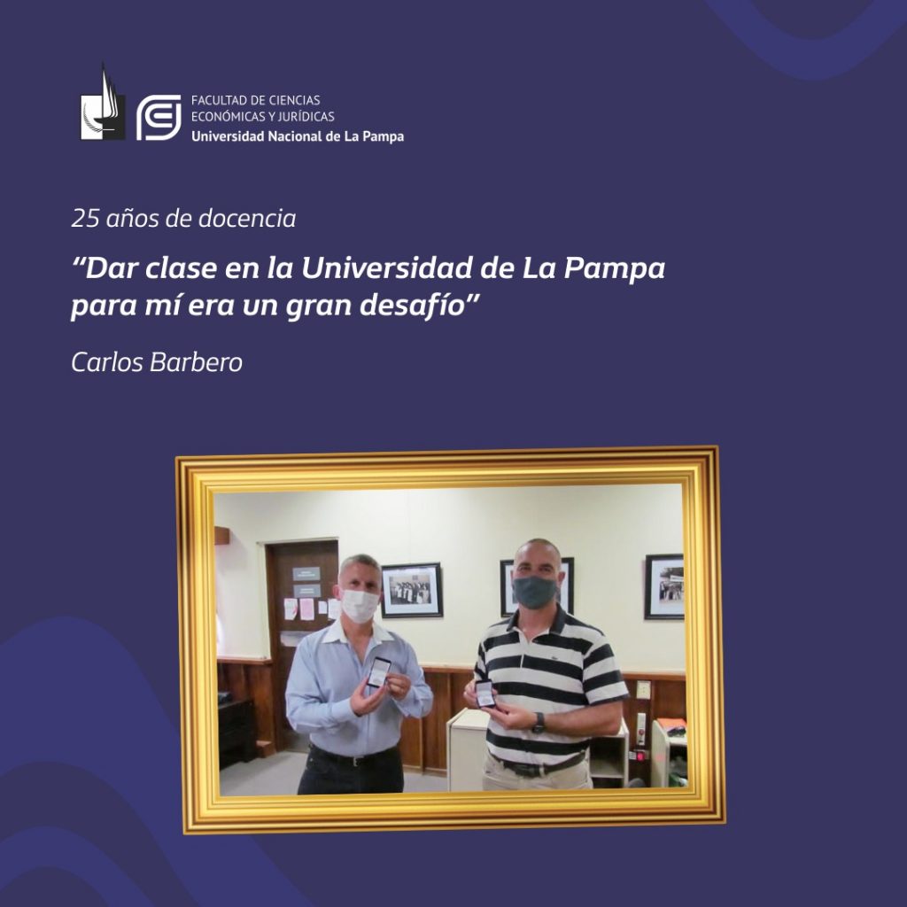 “Dar clase en la Universidad de La Pampa para mí era un gran desafío”