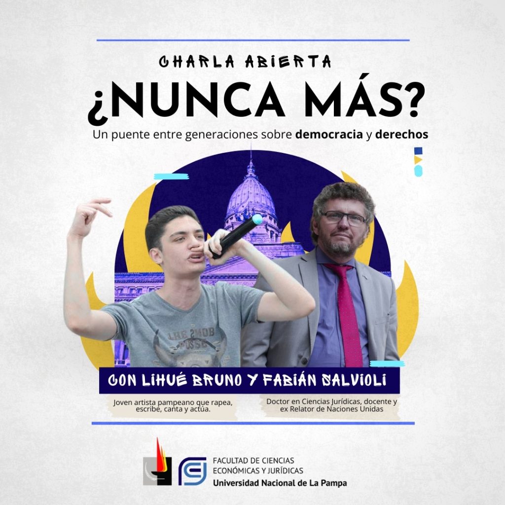 Charla Abierta: ¿Nunca Más? Un puente entre generaciones sobre democracia y derechos