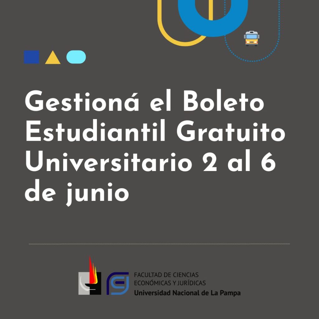Boleto Estudiantil Gratuito Universitario de junio